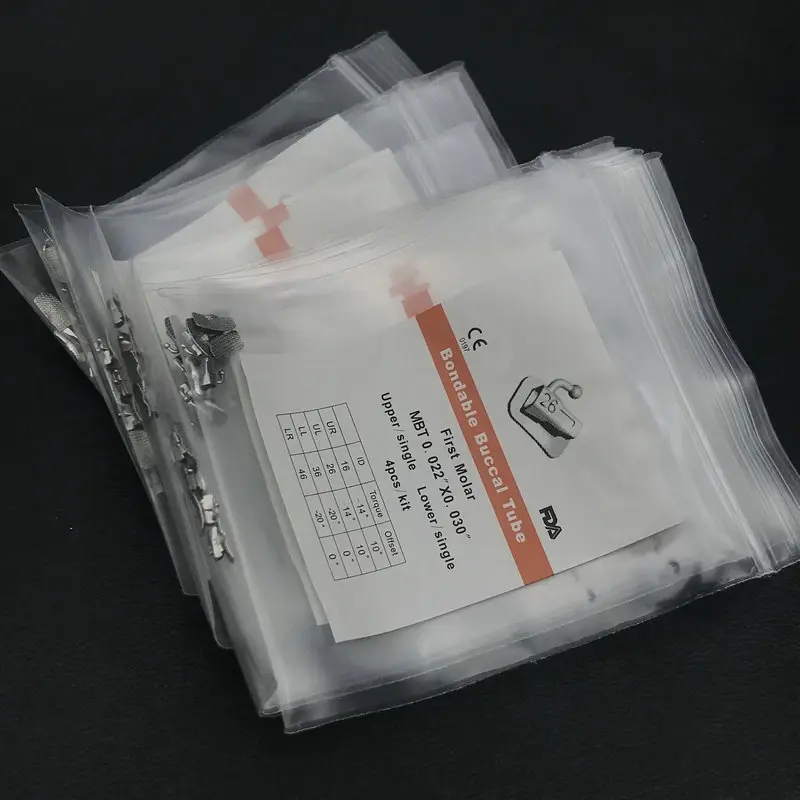10 Bags Orthodontic Dental Buccal Tube Bondable Roth/MBT/Edgewise 0.022 1st/2nd Dentistry Materials