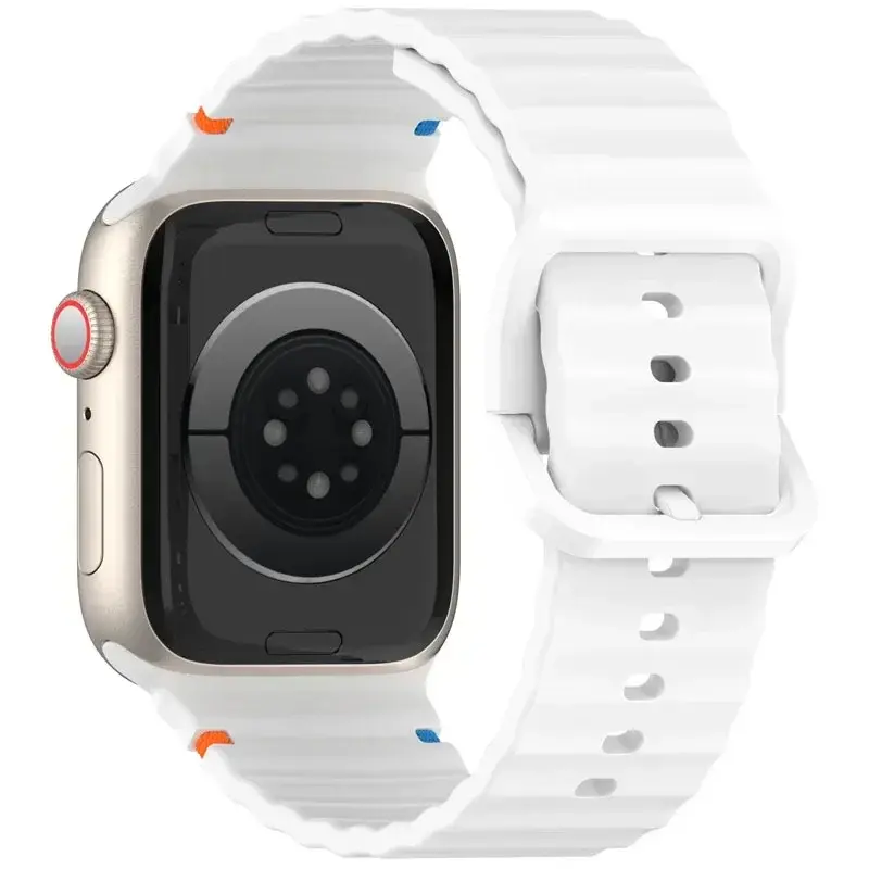 Silicone Strap for Apple watch Ultra Band 49mm 46mm 45mm 42mm 44mm 40mm 41mm correa bracelet belt iWatch series 10 9 8 6 7 5 SE