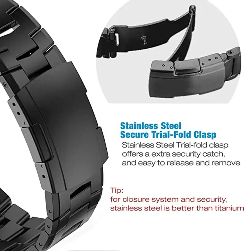 Quickfit Titanium Strap For Garmin 26mm 22mm Fenix 6/6X/6XPro/7/7X/5/5X/5XPlus/3 Metal Release Watch Band For Forerunner 945 935