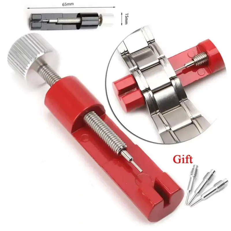 Metal Watch Repair Tool Adjusting Watch Strap Tool with Watch Pin Band Bracelet Link Pin Tool Remover Easy To Remover Adjust