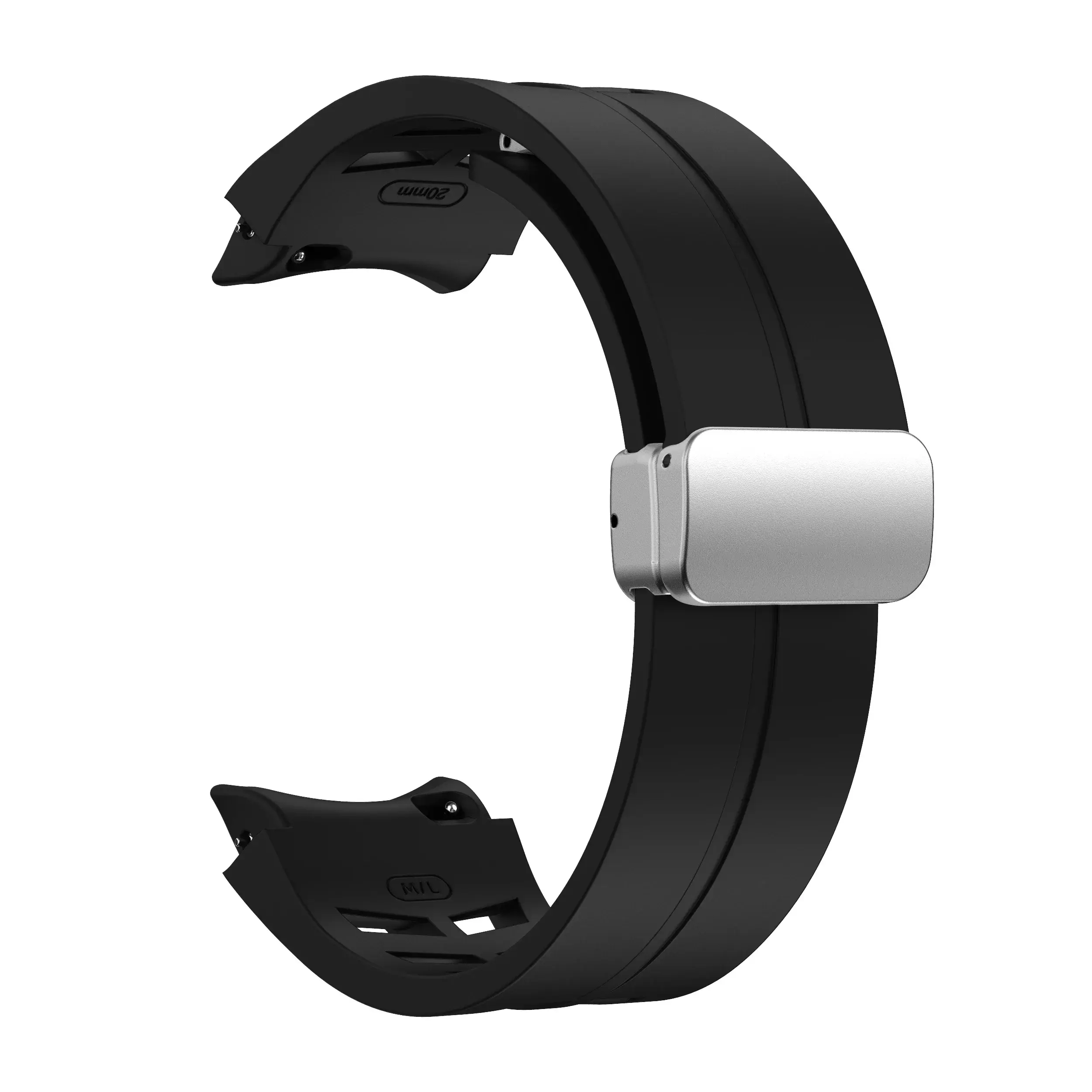 No Gap Magnetic Silicone Strap For Samsung Galaxy Watch 7 6 5 4 44mm 40mm Pro 45mm Bracelet Galaxy Watch6 Classic 43mm 47mm Band