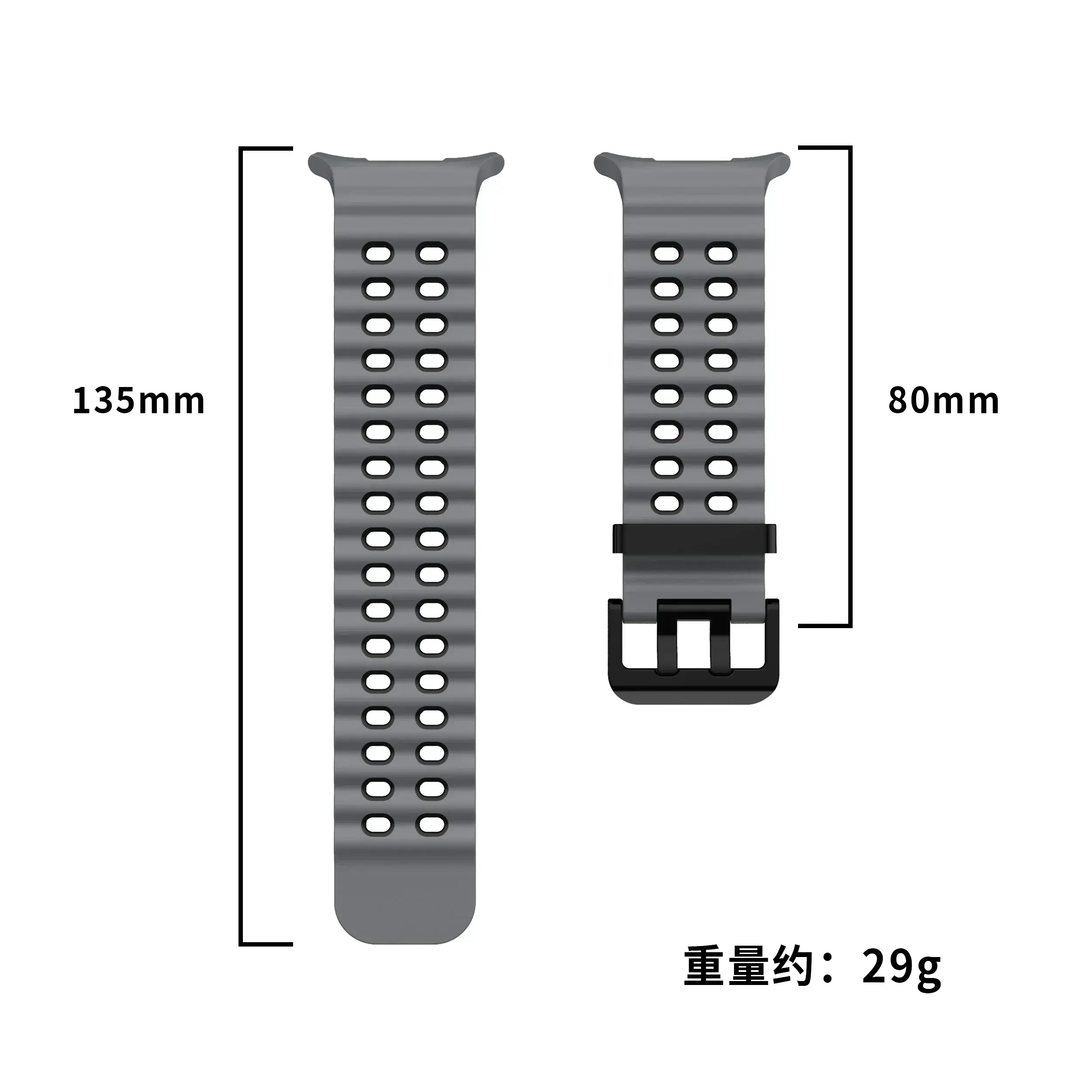 1:1Original Marine Band For Samsung Galaxy Watch 7 ultra 47mm Accessories Two color Sport silicone Bracelet Galaxy Watch 7 Strap