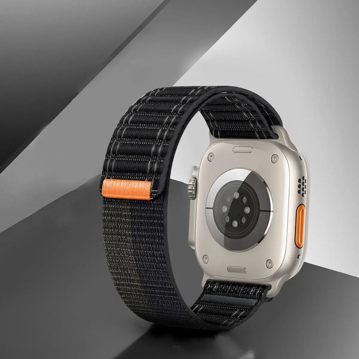 Nylon Strap For Apple Watch Band Ultra 2 49mm 45mm 41mm 44mm 42mm 38mm Wave pattern Bracelet For iWatch Series 9 8 7 6 5 4