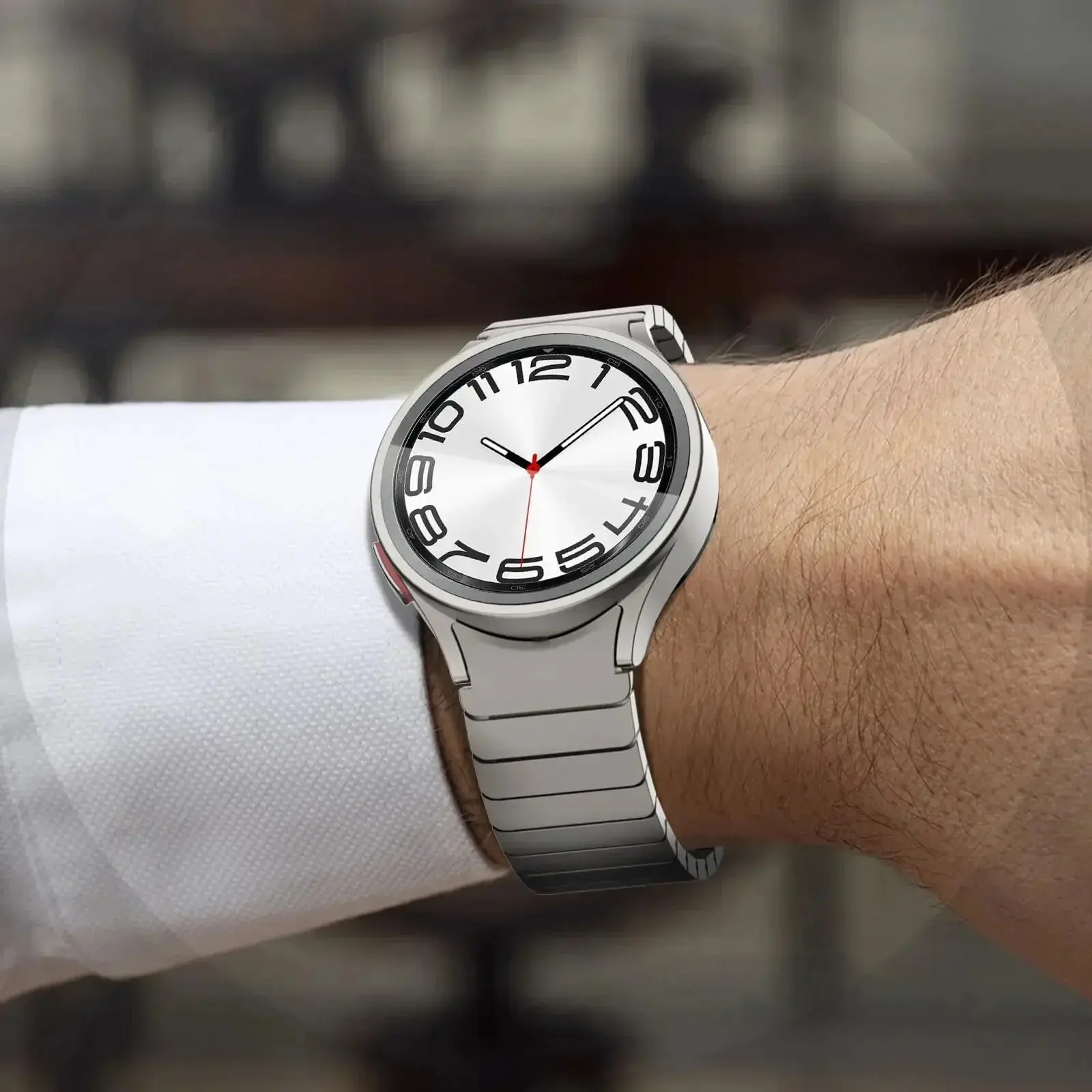 No Gaps Magnetic Strap For Samsung Galaxy Watch 6 Classic 47mm 43mm 5Pro 45mm Luxury Stainless Steel Band For 6/5/4 40mm 44mm