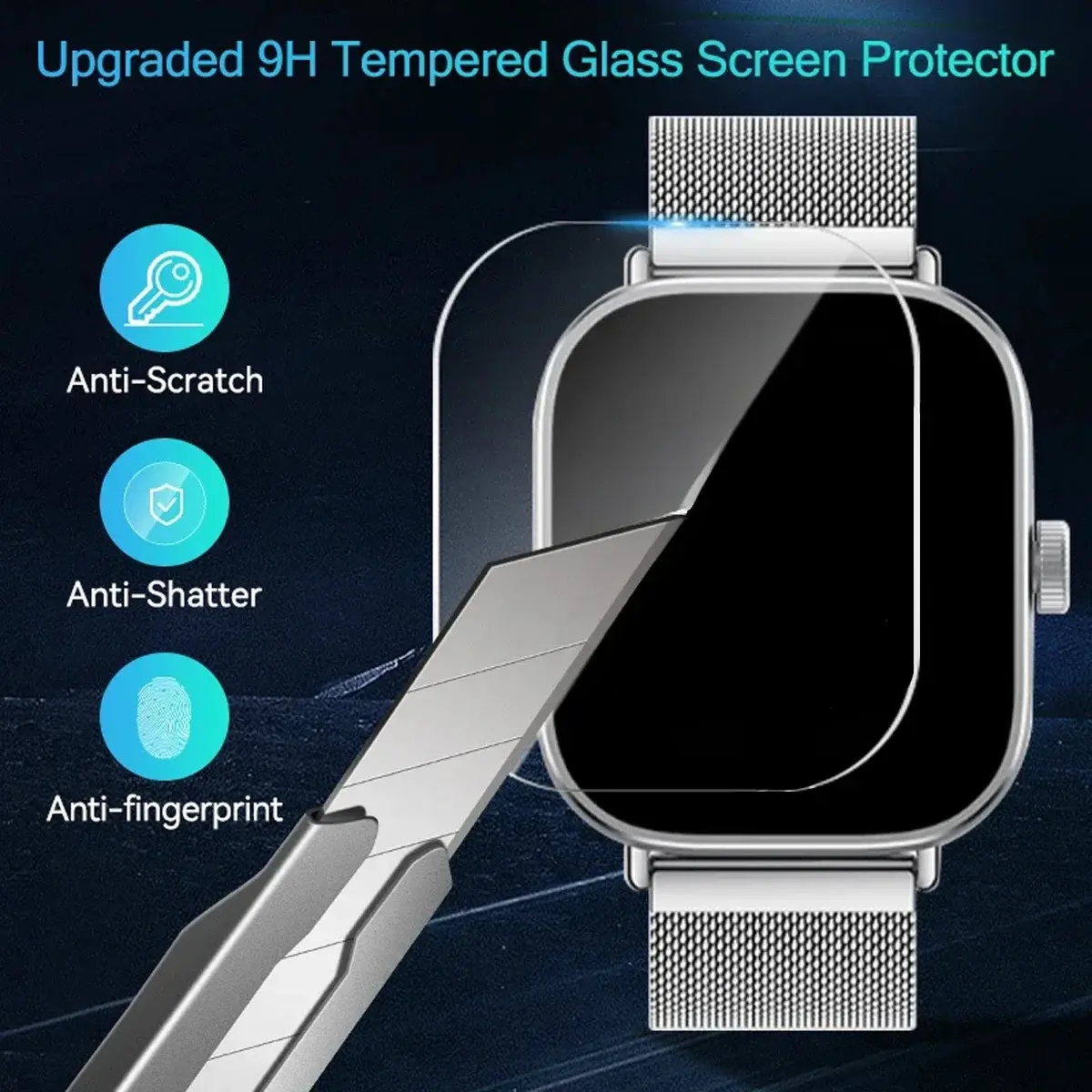 1-5Pcs Tempered Glasss for Xiaomi Redmi Watch 5Active 4 5 Active lite Screen Protector Protective Glass Easy to Install