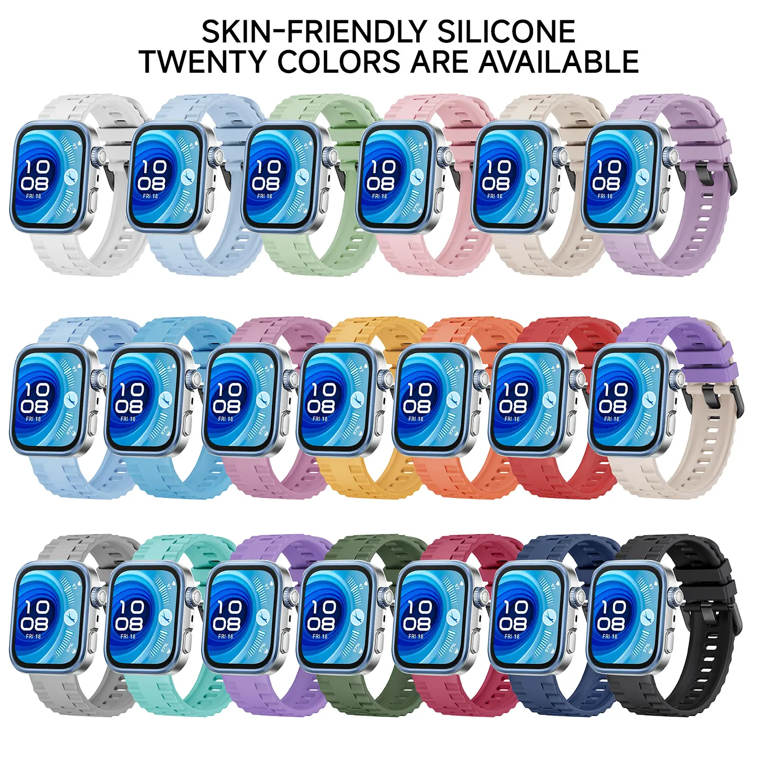 Silicone Strap For Huawei Watch Fit 4 Pro 3 Band Accessories Soft Sports Loop Wristband for Huawei Fit4 Fit 4Pro Fit3 Bracelet