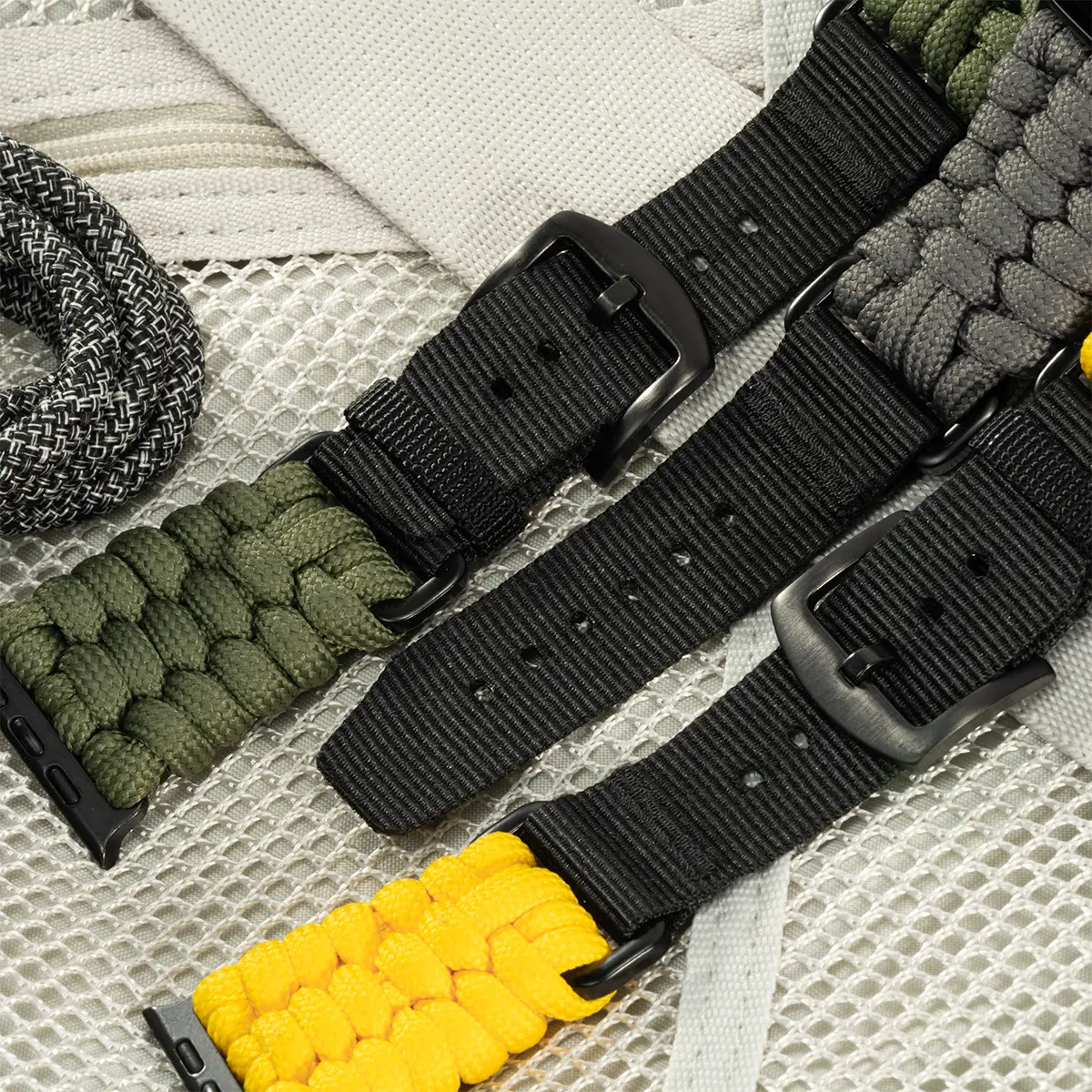 nylon strap for apple watch 45mm 44mm 46mm 41mm 40mm band for iwatch ultra 2 49mm series 10 9 8 7 se 6 5 4 3 2 1 42 38mm sports