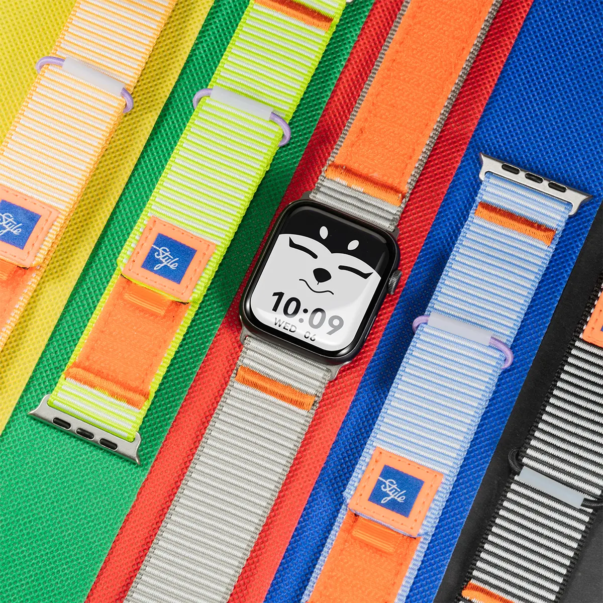 Nylon Loop Strap for Apple Watch Band 46mm 40mm 44mm 45mm 42mm 41mm 38mm Smart Belt Bracelet for IWatch Ultra 49mm 8/7/6/SE/5/4
