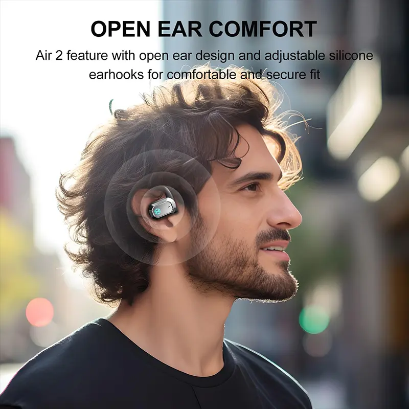 Edifier Air 2 Open Ear Earphones Wireless Bluetooth Earbuds HECATE Gaming Headphones Low Latency Game Modes Bluetooth 5.3