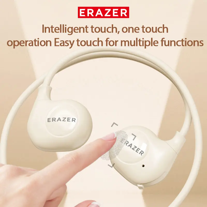 Original ERAZER XT95 MAX Ear Hook Wireless Headphones Sports  Bluetooth Earphones with Mic Air Conduction Waterproof 16mm Horn