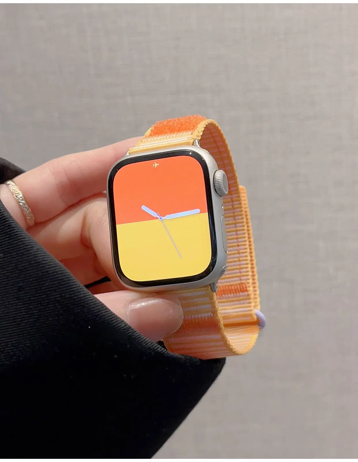 Nylon Loop Strap for Apple Watch Band 46mm 40mm 44mm 45mm 42mm 41mm 38mm Smart Belt Bracelet for IWatch Ultra 49mm 8/7/6/SE/5/4