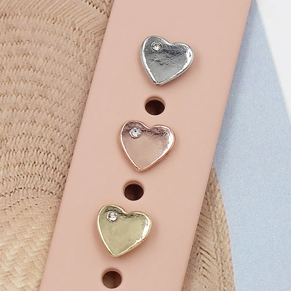 Silicone Strap Metal Decorative Nail For Apple Watch Personalized Interesting Decorative Jewelry Charm Stud Accessorie For watch