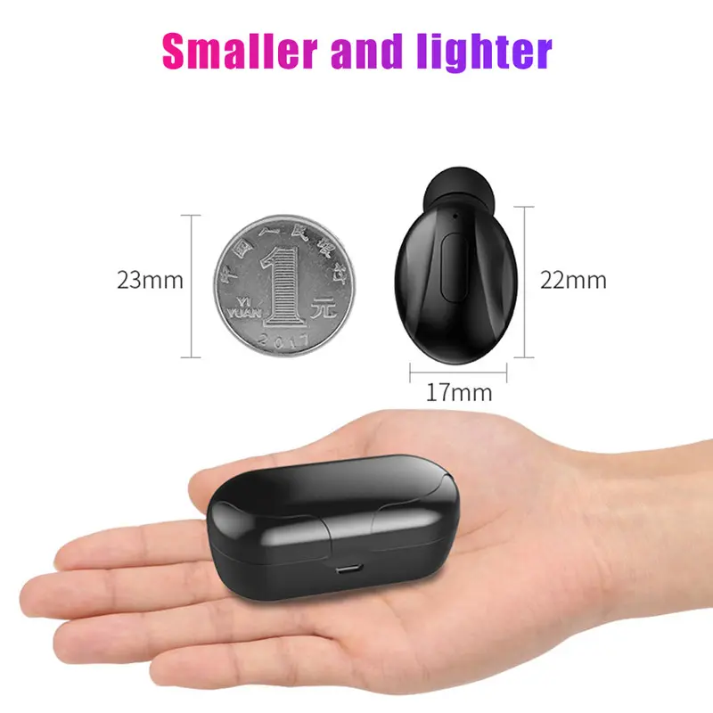 Wireless Bluetooth Headphone for Philips Xenium V377 Xenium x586 S326 S307 S309 S337 S396 Stereo In-Ear Cell Phone Headset Music