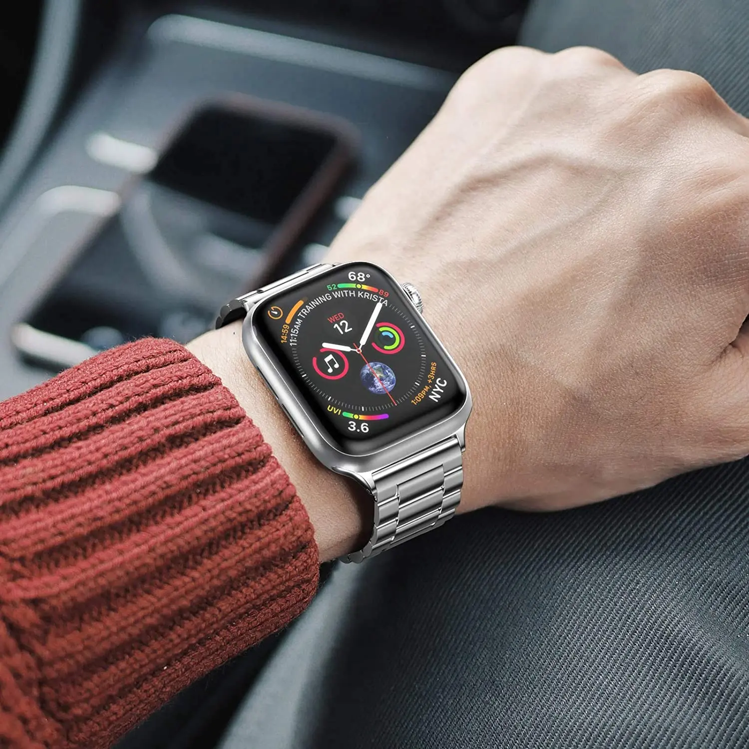 Stainless Steel Strap for Apple Watch Ultra Band 49mm 40mm 44mm 42/38mm 41mm 45mm Bracelet IWatch Series 8 7 SE 6 5 4 WatchBand