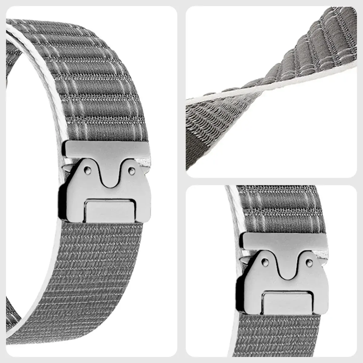 Nylon Sports Loop Strap for Samsung Galaxy Watch 7 Ultra 47mm Bracelet for Galaxy Watch 7 Ultra Band Adjustable Wristband Correa