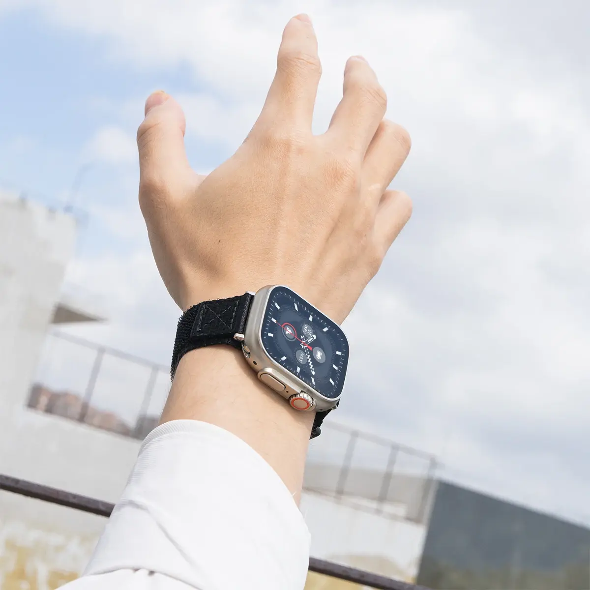 Compatible with for Apple Watch Series 10/9/8/7/6/5/4/SE Ultra2/3 Nylon Woven Band for iwatch 49mm 42mm 44mm 45mm 38mm 40/41mm