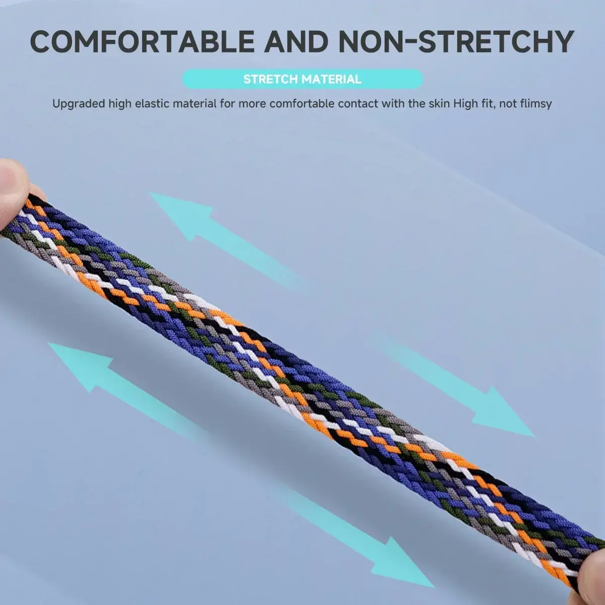 Braided Solo Loop bracelet For Huawei Watch GT5/4/3Pro 46mm 4/3 Pro Huawei Ultimate Band For Amazfit Balance GTR 4/3/2 47mm