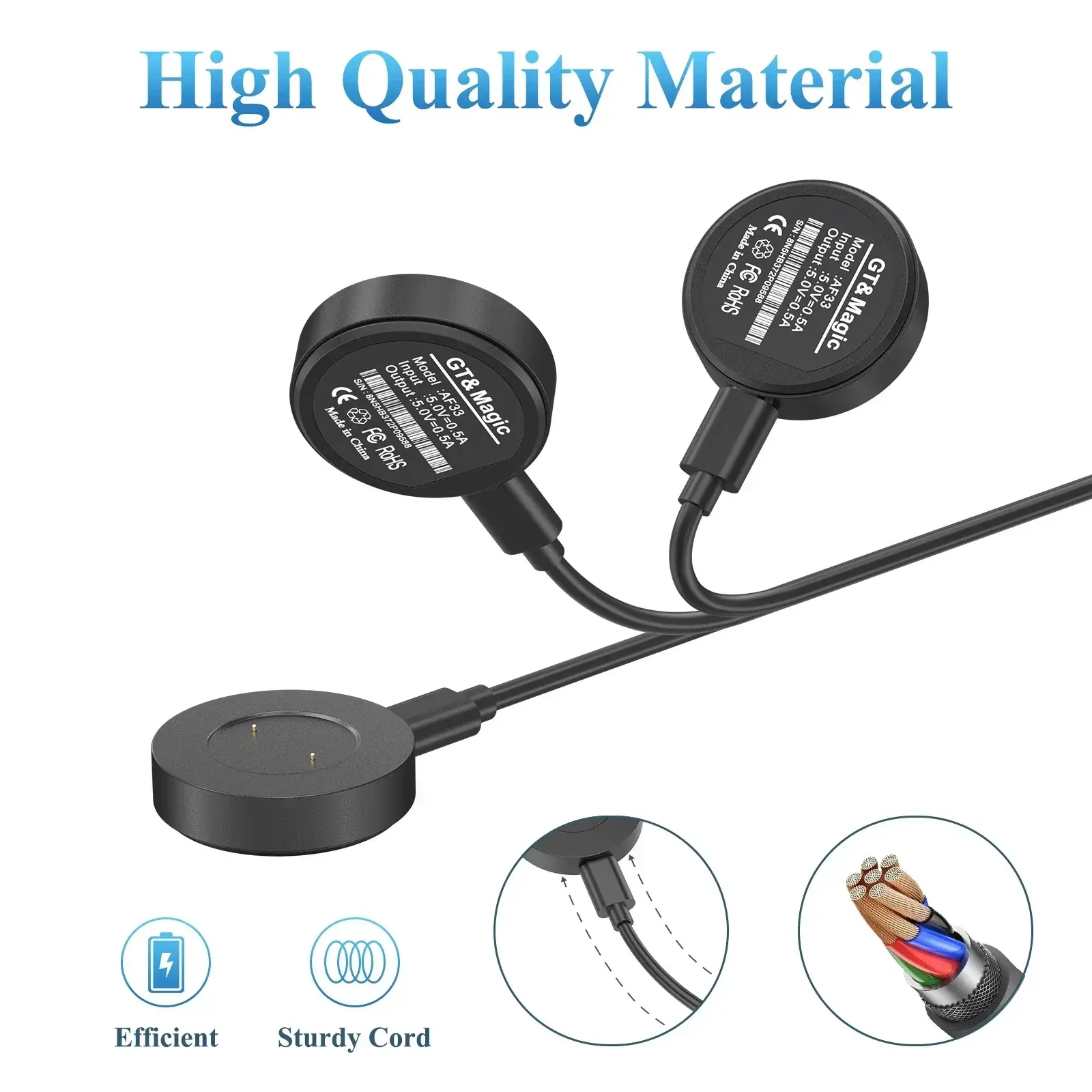 Watch Charging Single Head For Huawei Watch GT/GT2 46mm 42mm GT 2e  Charger Head Charging Dock For Honor Magic Watch2 46mm 42mm