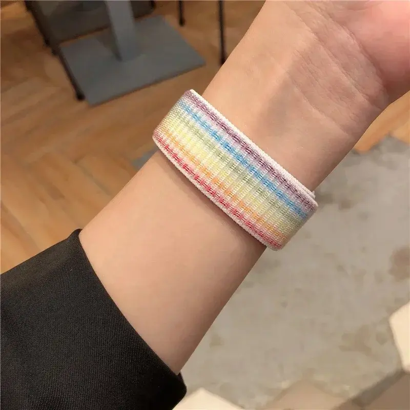 Nylon Strap for Apple Watch Band Ultra 9 8 7 SE 6 5 3 38 42 40 44MM Smartwatch Accessorie Bracelet IWatch Serie 45MM 41MM Correa