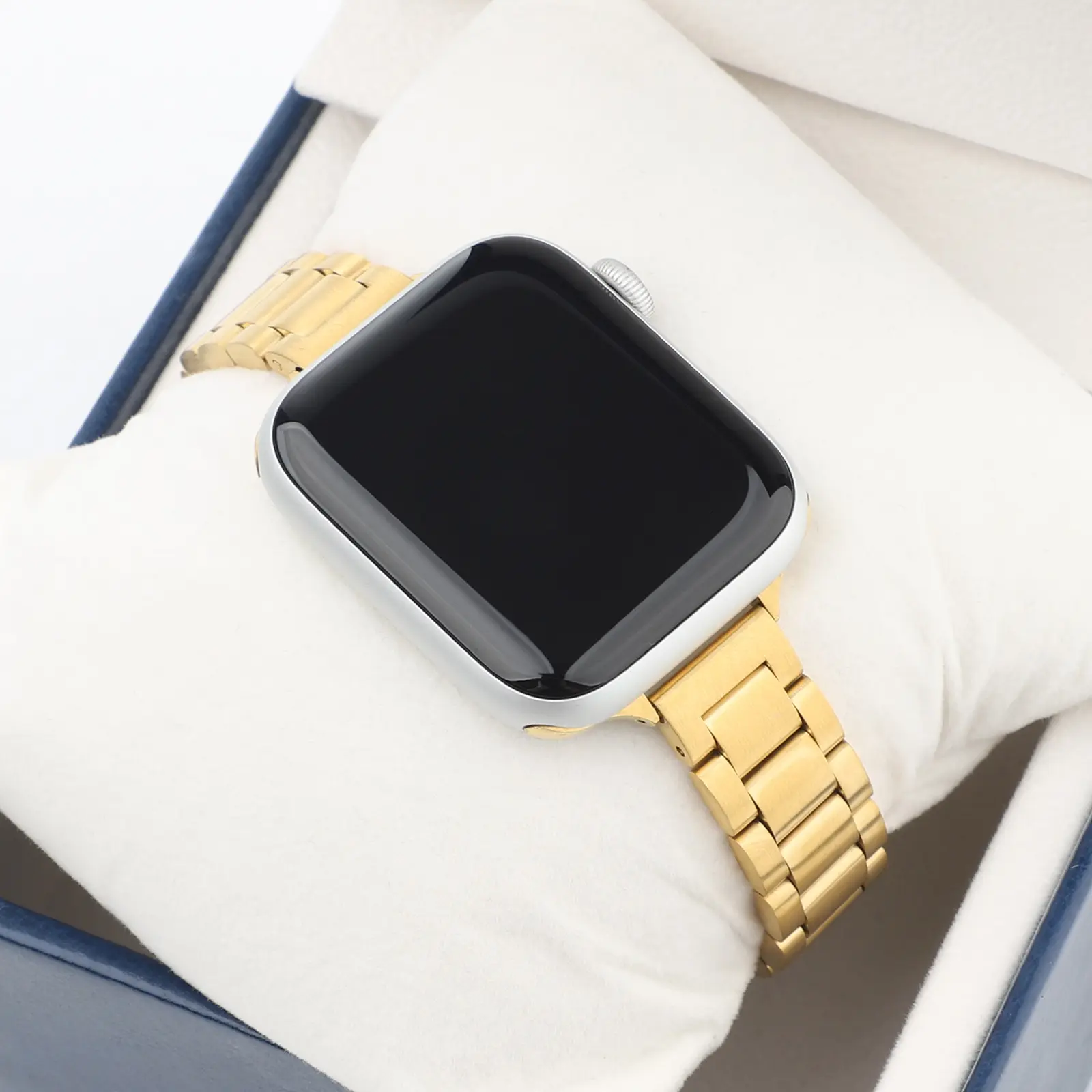 Stainless Steel Link Bracelet for Apple Watch Band 6 7 8 9 SE 49mm 41mm 40mm 45mm 38mm Women Slim Strap iWatch 5 4