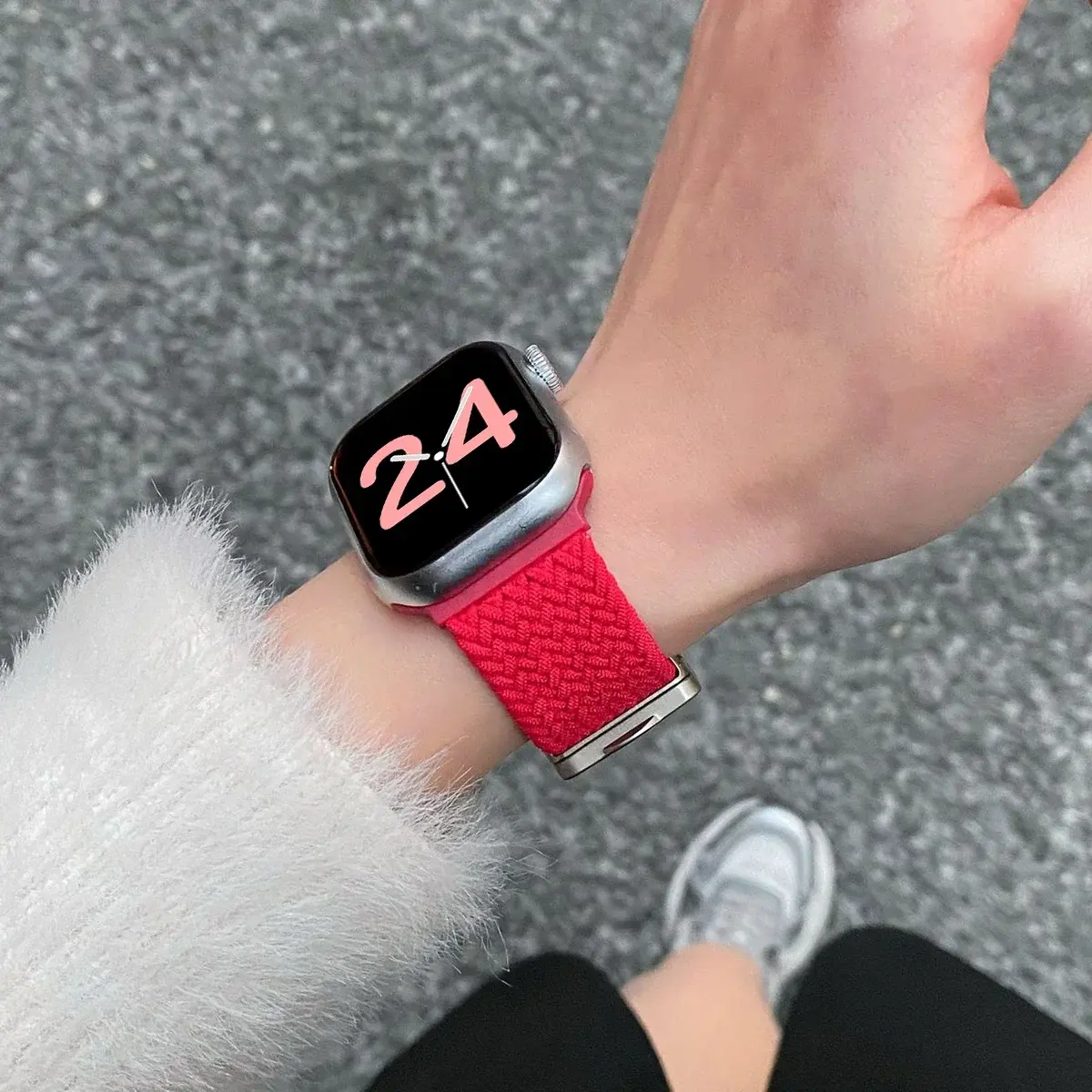 Magnetic Cartoon Cute Bowknot Strap For Apple Watch Band Ultra2 49mm 45mm 44 41 42 Correa Band For Iwatch Series 10 9 8 SE 7 6