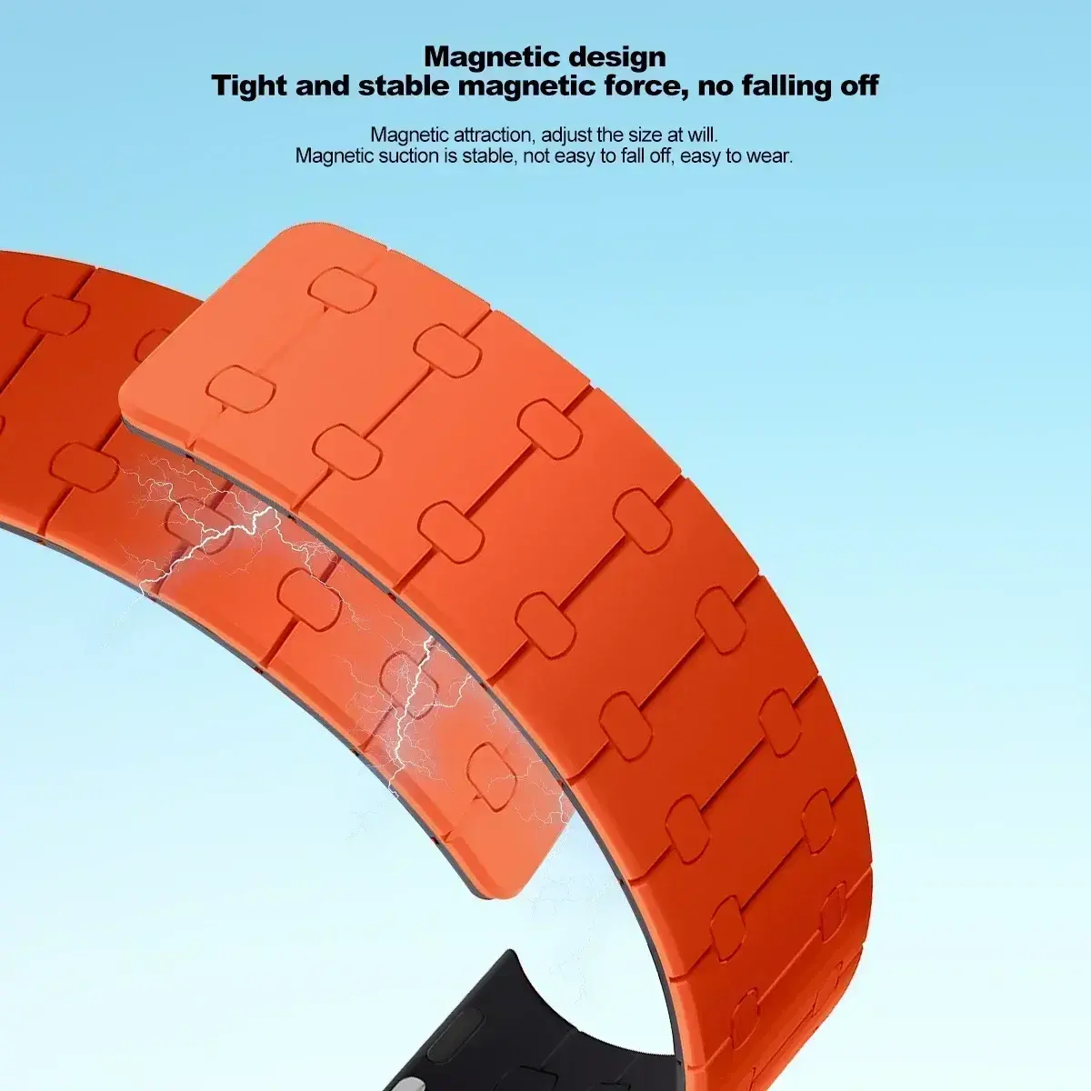 Silicone Magnetic Strap for Apple Watch Band Ultra 2 46mm 49mm 44mm 40mm 42mm 41mm 45mm Bracelet IWatch Series 10 9 8 7 6 SE 5 4