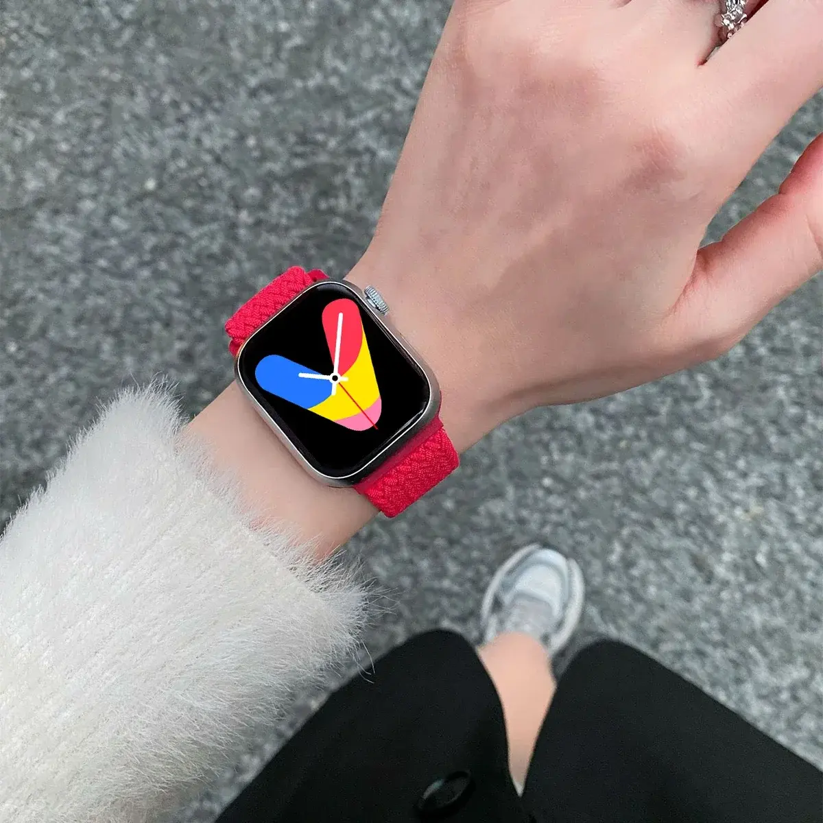 Magnetic Cartoon Cute Bowknot Strap For Apple Watch Band Ultra2 49mm 45mm 44 41 42 Correa Band For Iwatch Series 10 9 8 SE 7 6