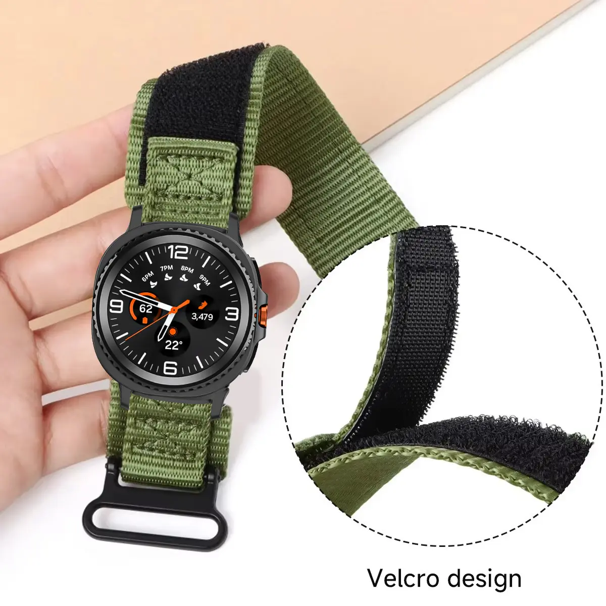 Nylon Strap For Samsung Galaxy Watch 8 Classic watch8 40mm 44mm Ultra2 Sport Loop Bracelet Sport Watchband Replacement correa