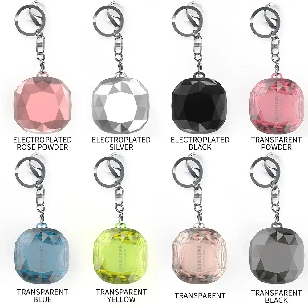Clear Case For Samsung Galaxy Buds2 Pro / Galaxy Buds FE / Galaxy Buds 2 / Galaxy Buds Pro/ Galaxy Buds Live with Keychain