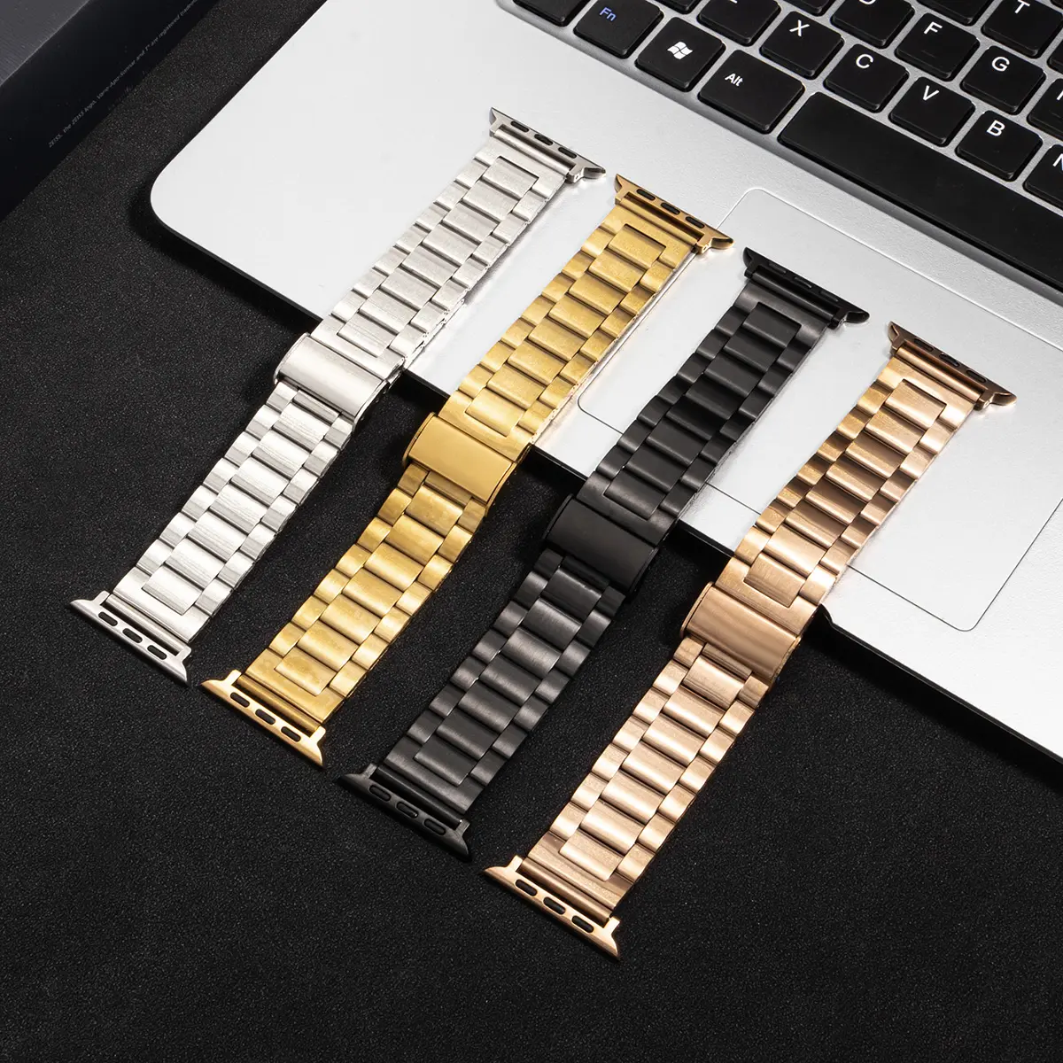 Stainless Steel Strap For Apple Watch Band 45mm Ultra 49mm 41mm 40mm 44mm Strap Metal Bracelet For Iwatch Series 10 9 46mm 42mm