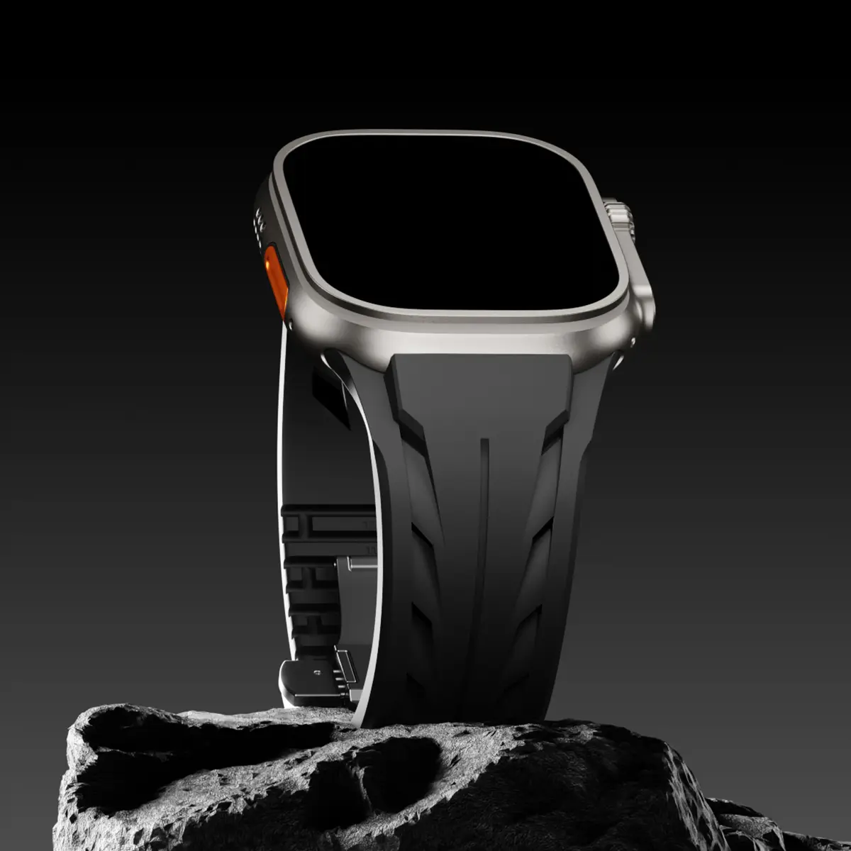 Silicone Sports Band for Apple Watch Ultra 2 49mm 9 8 7 46 45mm 44 42mm Premium Bracelet for Iwatch Series 6 5 4 3 Se Accessorie