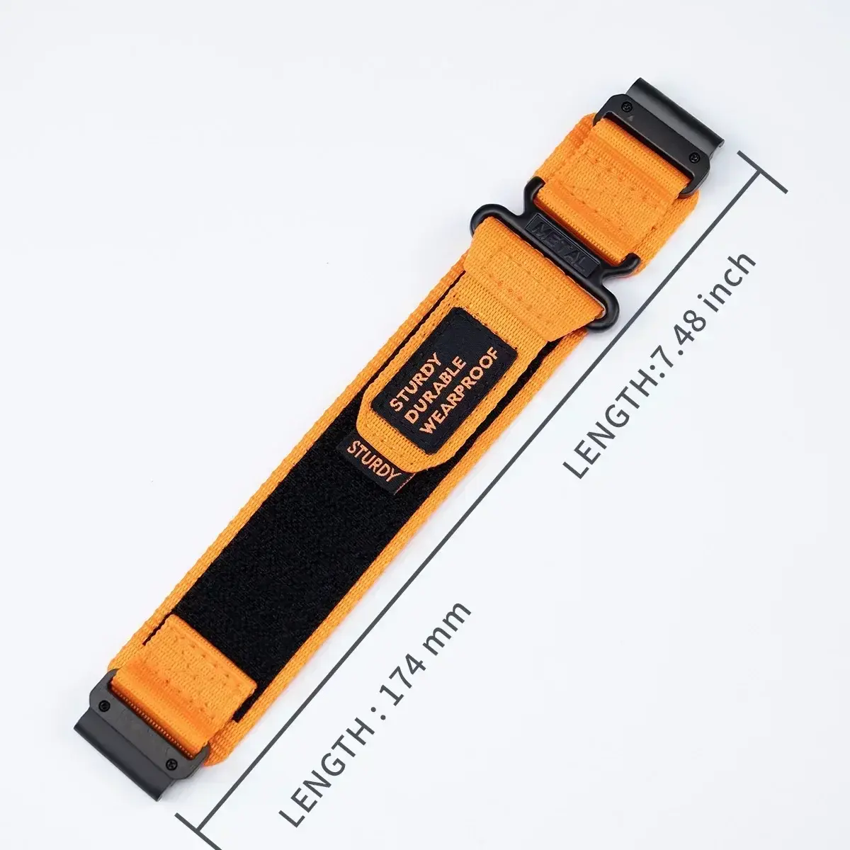 22 26mm Sports Quick fit for Garmin Fenix Watch Band Super Rugged Nylon Woven Strap for Fenix5 5X Plus 7X 6 6X Pro 3 Forerunner