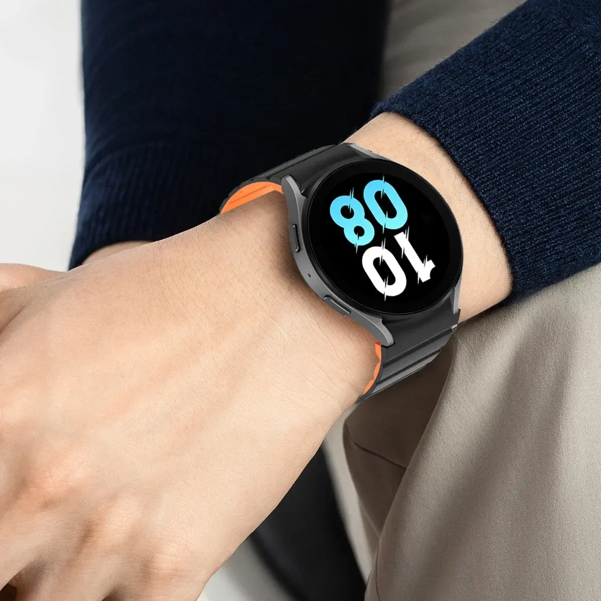 Silicone Strap for Samsung Galaxy Watch 6 5 4 40mm 44mm Band 6 4 Classic 43mm 47mm 42 46mm No Gaps Magnetic Bracelet 5Pro 45mm