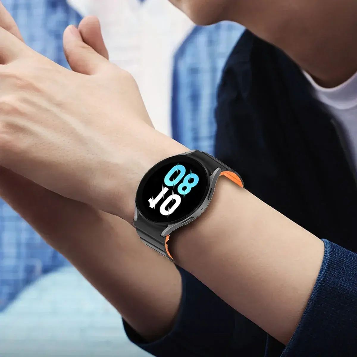 Silicone Strap for Samsung Galaxy Watch 6 5 4 40mm 44mm Band 6 4 Classic 43mm 47mm 42 46mm No Gaps Magnetic Bracelet 5Pro 45mm