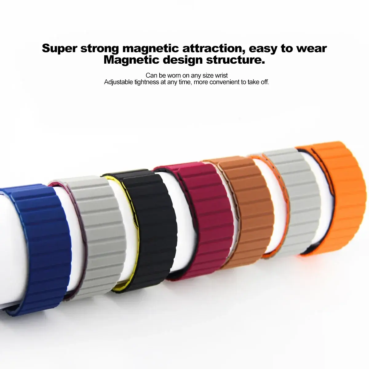 Silicone Strap for Samsung Galaxy Watch 6 5 4 40mm 44mm Band 6 4 Classic 43mm 47mm 42 46mm No Gaps Magnetic Bracelet 5Pro 45mm