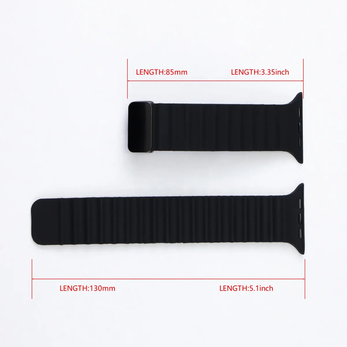 Magnetic Buckle Strap For Apple Watch Band Ultra 2 49mm 45 44mm 40mm 41mm 38 42mm Silicone Bracelet iWatch Series 7 6 3 se 8 9