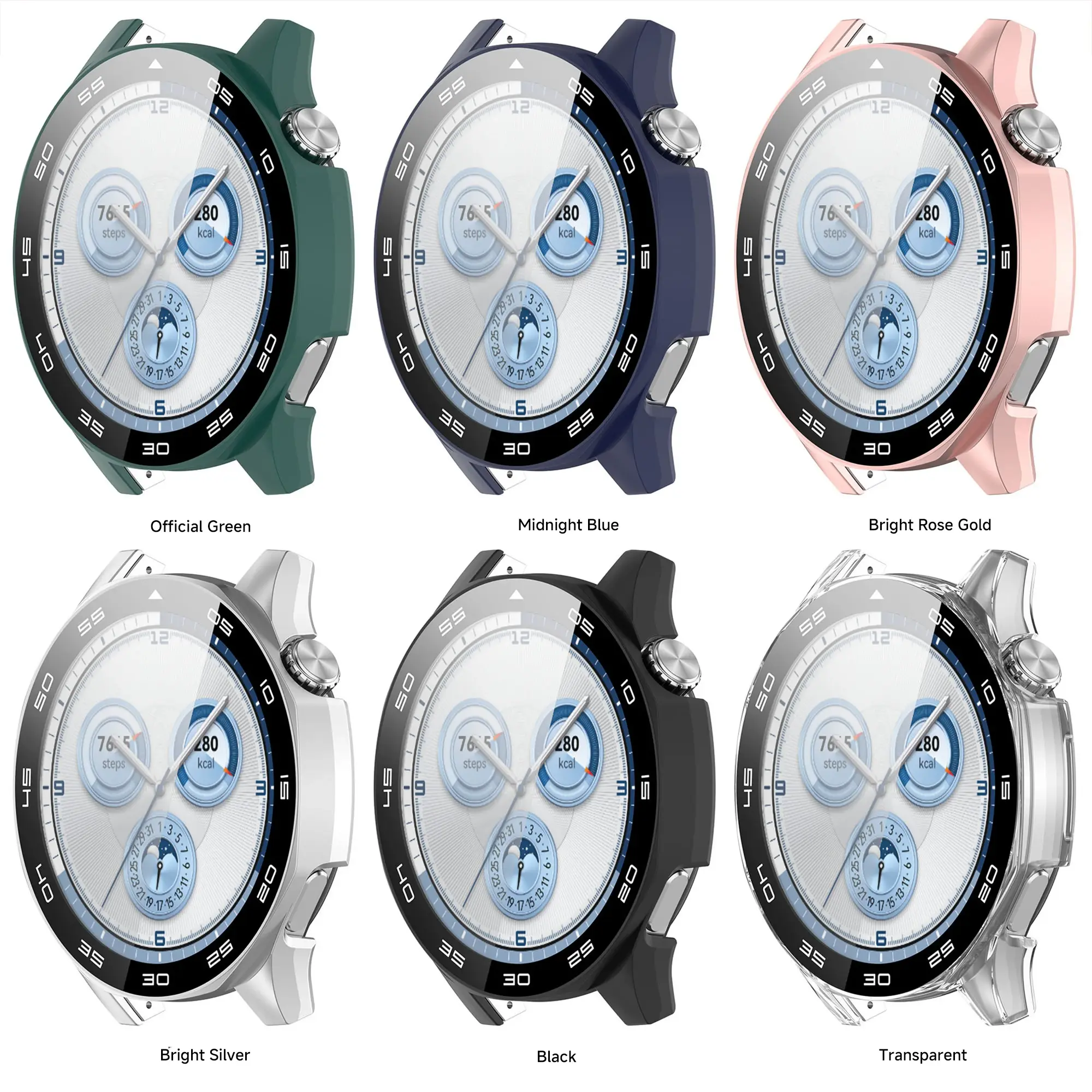 PC +Tempered Glass Case For Huawei Watch GT5 46mm 41mm Full Cover Screen Protector Bumper for Huawei Watch GT 5 Cover Protector
