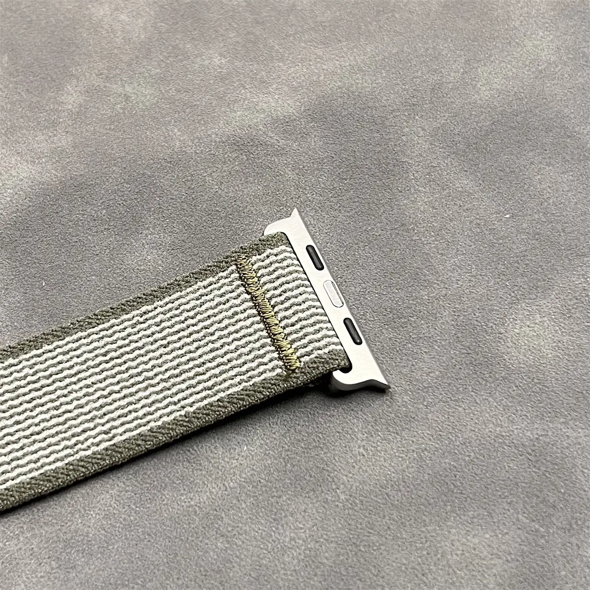 Nylon Leather Strap for Apple Watch Band Ultra 49mm 44mm 45mm 42mm 41mm 42mm 38mm Sport Watchband Iwatch Serise 8 7 6 5 Bracelet