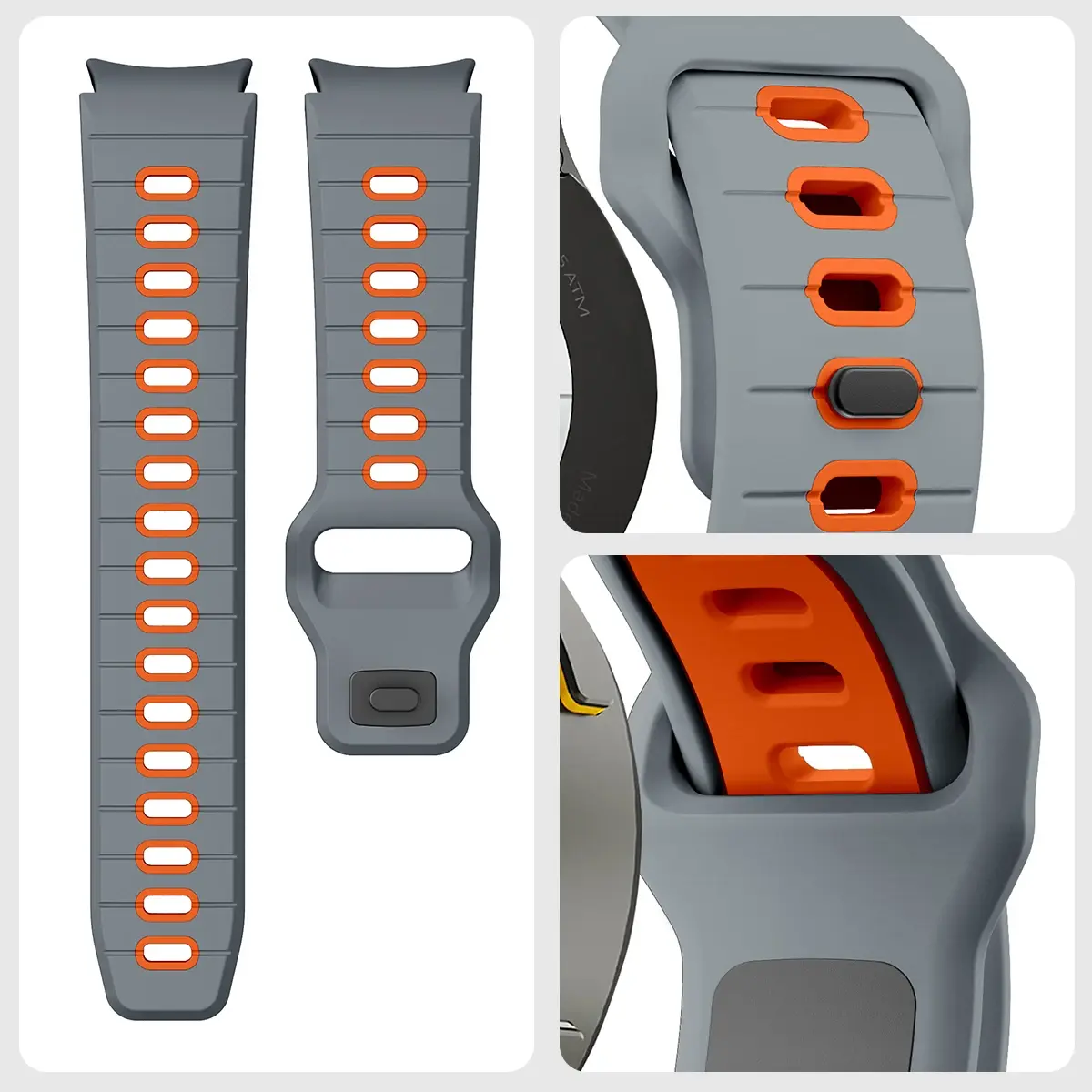 Silicone Strap for Samsung Galaxy Watch 7 6 5 4 FE 44mm 40mm/5 pro 45mm Bracelet 20mm Galaxy Watch6 Classic 43mm 47mm Sport band