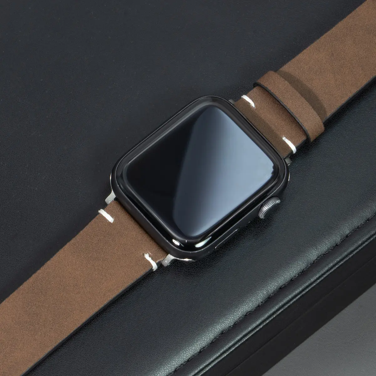 Leather strap For Apple watch band 44mm 45mm 41mm 40 42 46mm bracelet belt strap iWatch series 10 9 8 7 3 4 5 6 se ultra/2 49mm