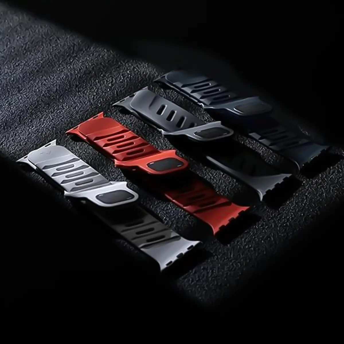 silicone strap for apple watch ultra 49mm 10 9 8 7 6 5 4 se 3 2 1 Diagonal band for iwatch 42 44 45 46mm breathable bracelet
