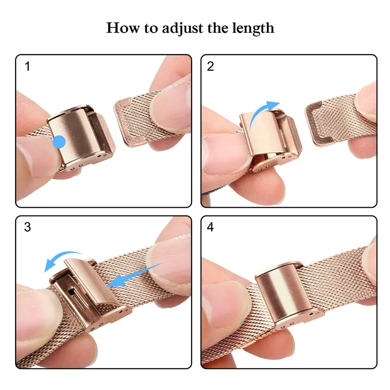 Milanese Strap for Apple Watch 44mm 40mm 45mm 41mm 42mm 38mm 49mm Metal Bracelet iWatch Series Ultra 8 7 6 5 4 3 SE 44 45mm band