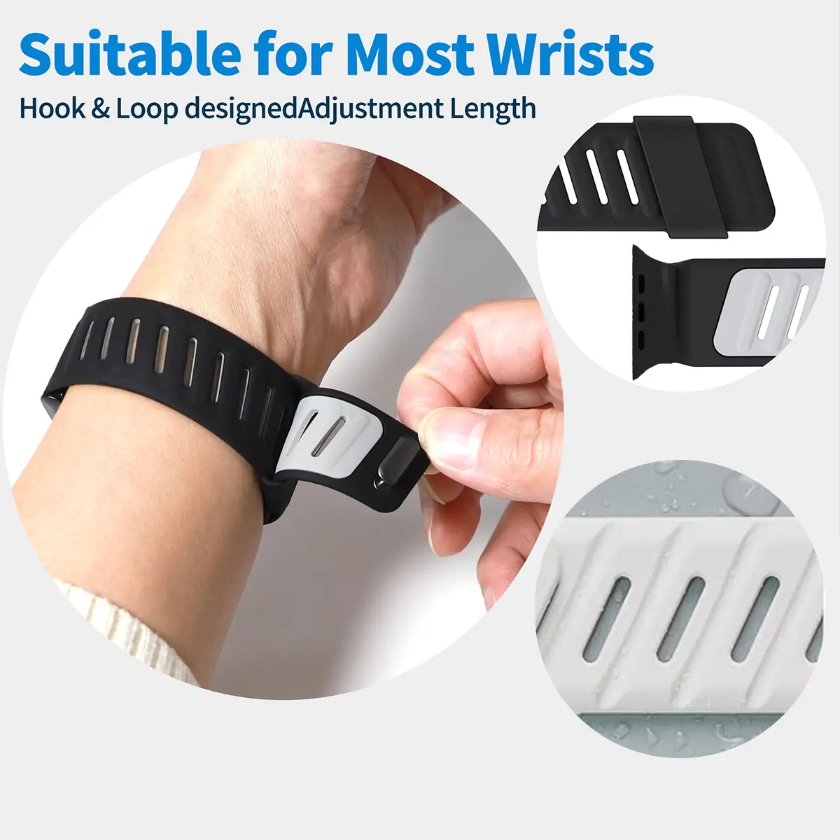 silicone strap for apple watch ultra 49mm 10 9 8 7 6 5 4 se 3 2 1 Diagonal band for iwatch 42 44 45 46mm breathable bracelet