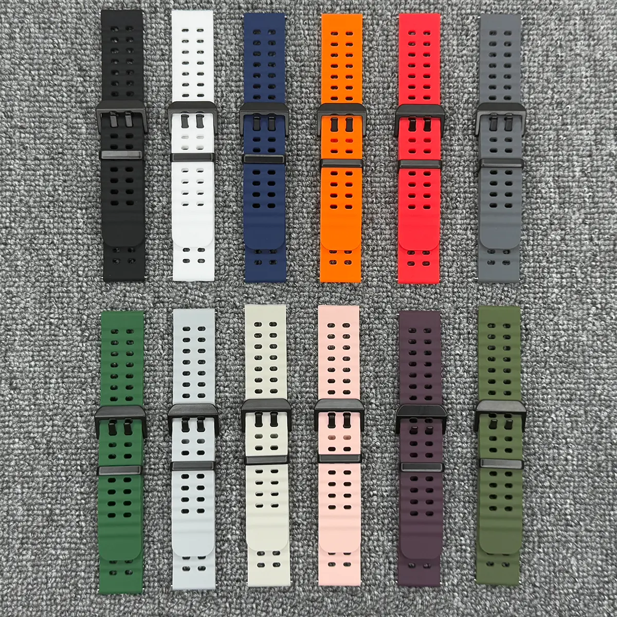 22mm Silicone Nylon Watch Strap For Watch GT5 GT4 46mm Band Bracelet For Huawei Watch 5Pro 4Pro GT3 GT2 GT 3 2Pro 46mm Watchband