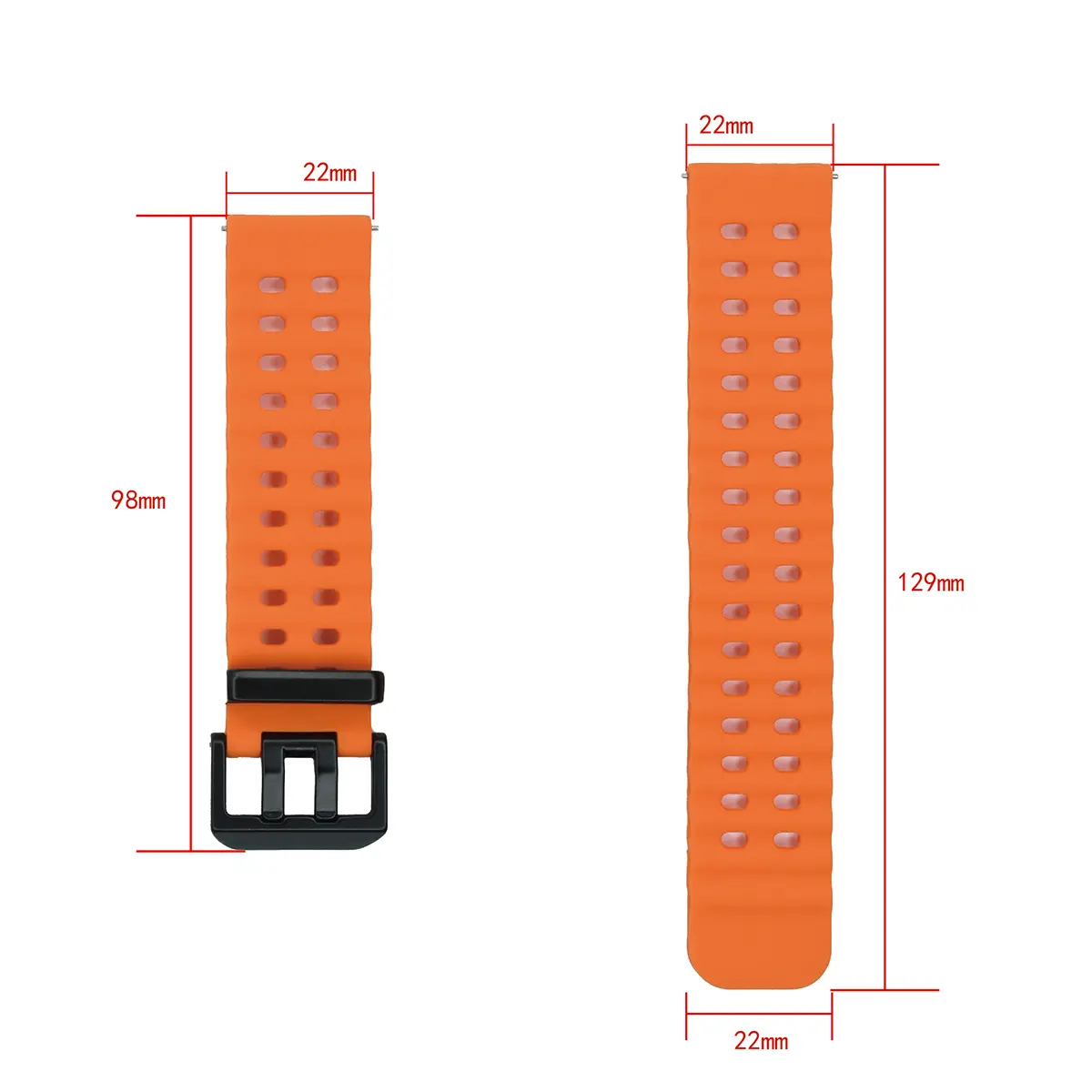 22mm Silicone Nylon Watch Strap For Watch GT5 GT4 46mm Band Bracelet For Huawei Watch 5Pro 4Pro GT3 GT2 GT 3 2Pro 46mm Watchband