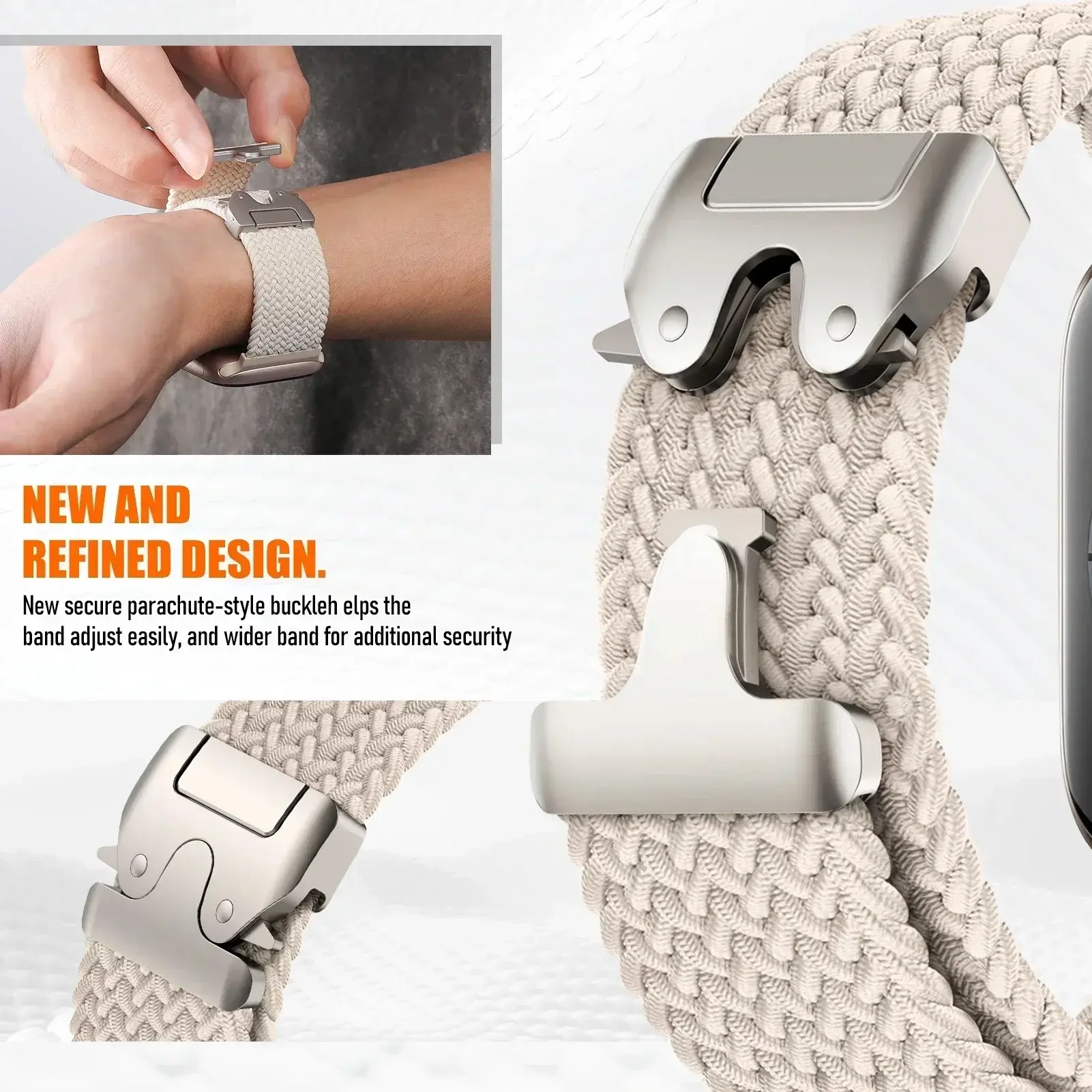 Braided Solo Loop Strap For Apple Watch band 44mm 45mm 46mm 40mm 41mm 42mm 49mm Bracelet iWatch Series Ultra 2 10 9 SE 8 7 6 5 4