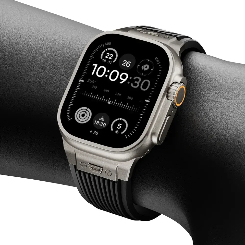 Silicone Strap for Apple Watch Ultra 2 49mm Series 10 46mm 9 8 7 45mm Sport Rubber Band for IWatch 6 5 4 SE 3 44mm 42mm Bracelet
