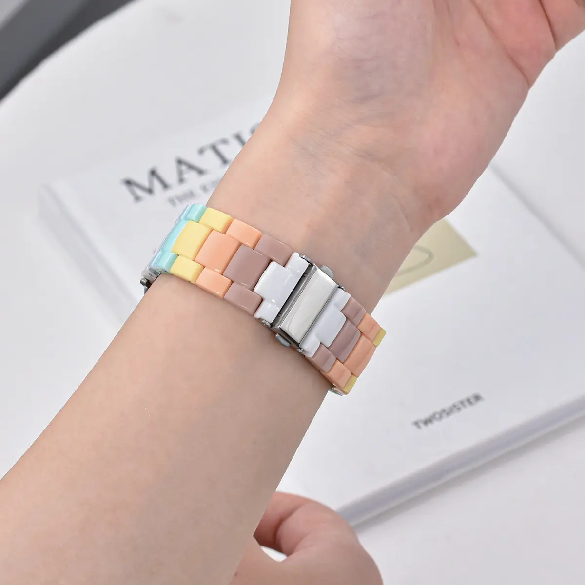 Candy Strap for Apple Watch Band 46mm 44mm 40mm 41mm 45mm 42mm Adjustable Bracelet For Iwatch Series 10/9/8/7/SE/6/Ultra 2 49mm
