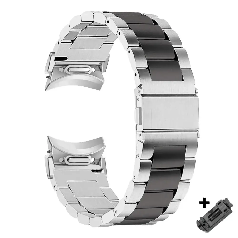Quick fit stainless steel band for Samsung Galaxy Watch 6 4 5 pro 40 44mm 45mm 42 46mm no gap strap for watch6 classic 43mm 47mm