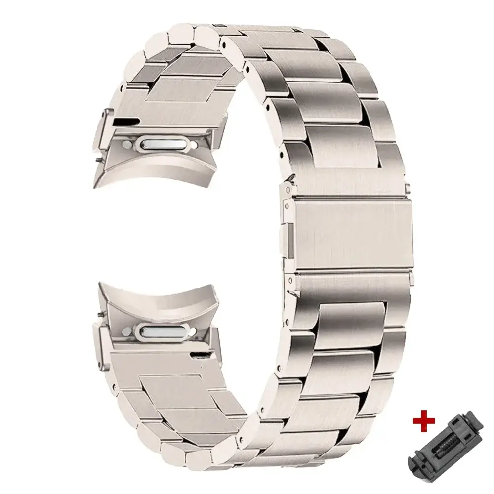 Quick fit stainless steel band for Samsung Galaxy Watch 6 4 5 pro 40 44mm 45mm 42 46mm no gap strap for watch6 classic 43mm 47mm